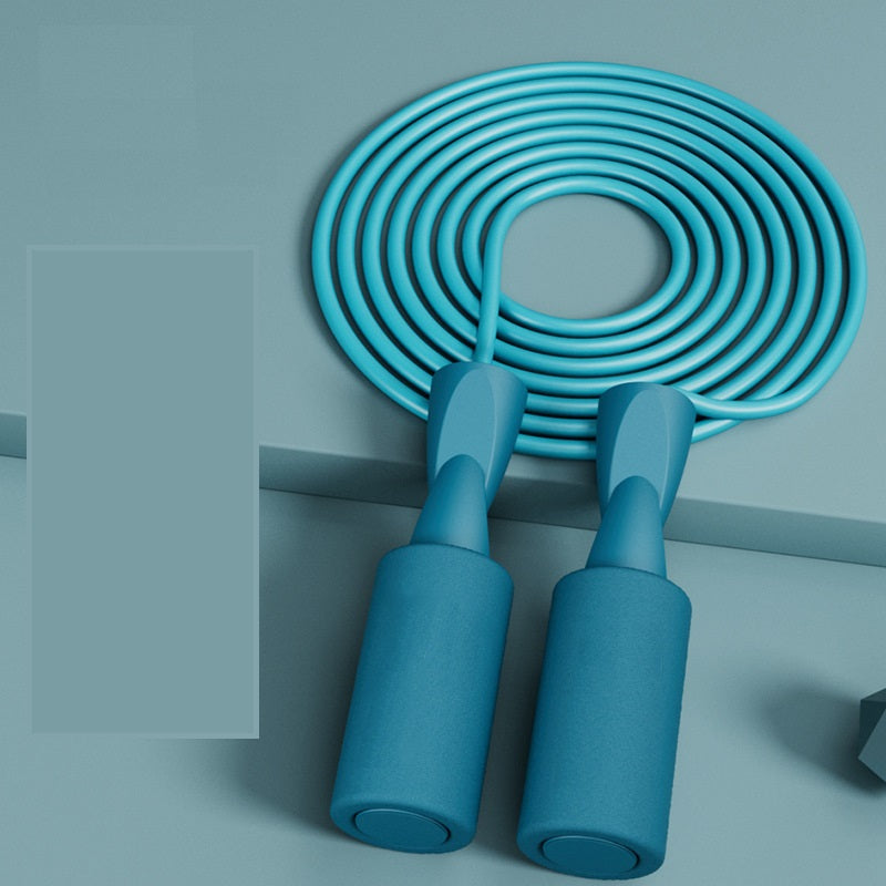 MotionHaus cordless dual-use skipping rope for home fitness, featuring lightweight handles and adjustable rope length.