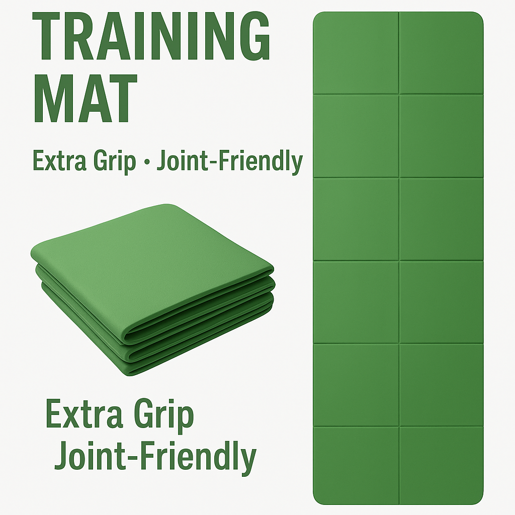 Foldable Non-Slip Yoga Mat for Home Workouts