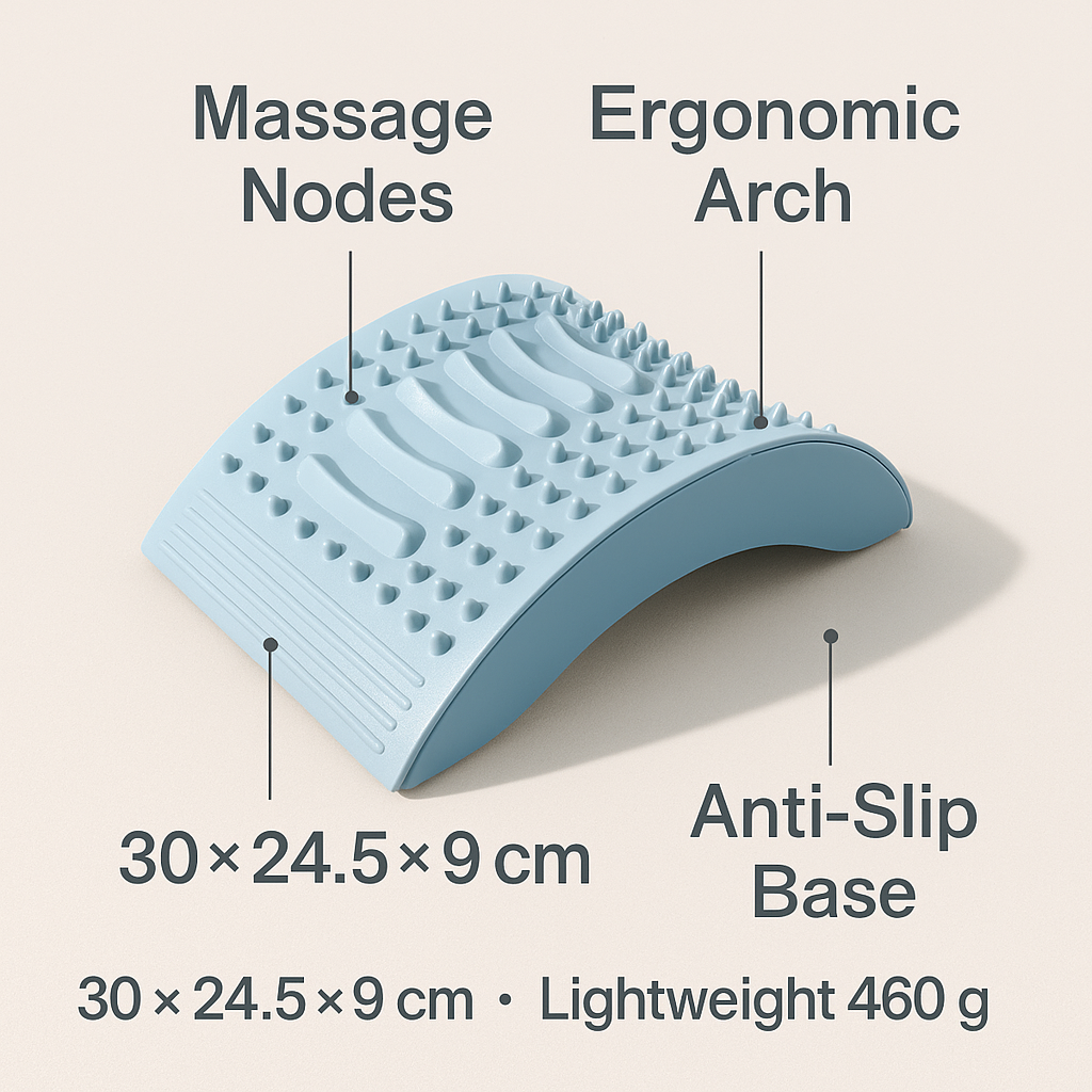 Back Stretching Mat for Lower Back Pain Relief
