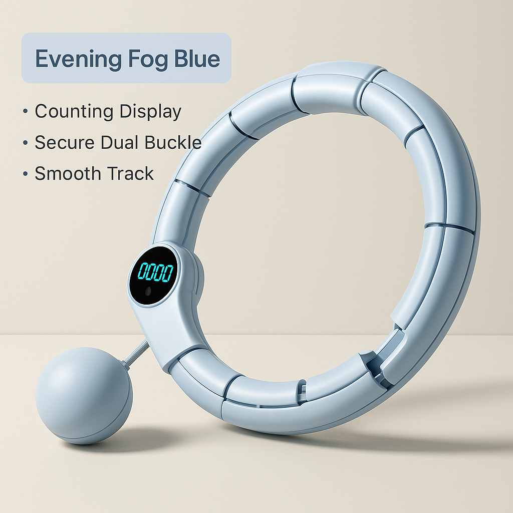 Weighted Smart Hula Hoop for Weight Loss & Fitness
