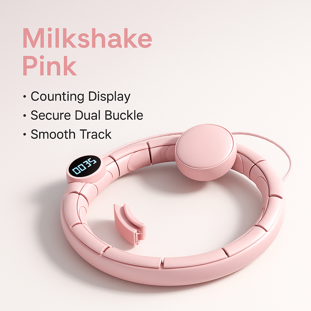 Weighted Smart Hula Hoop for Weight Loss & Fitness