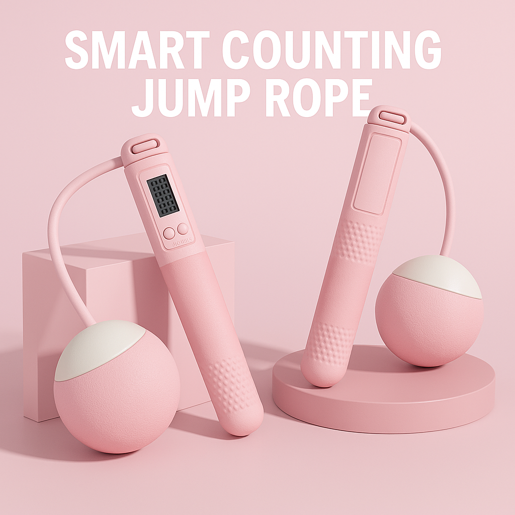 Digital Weighed Jump Rope with Calorie & Rep Counter