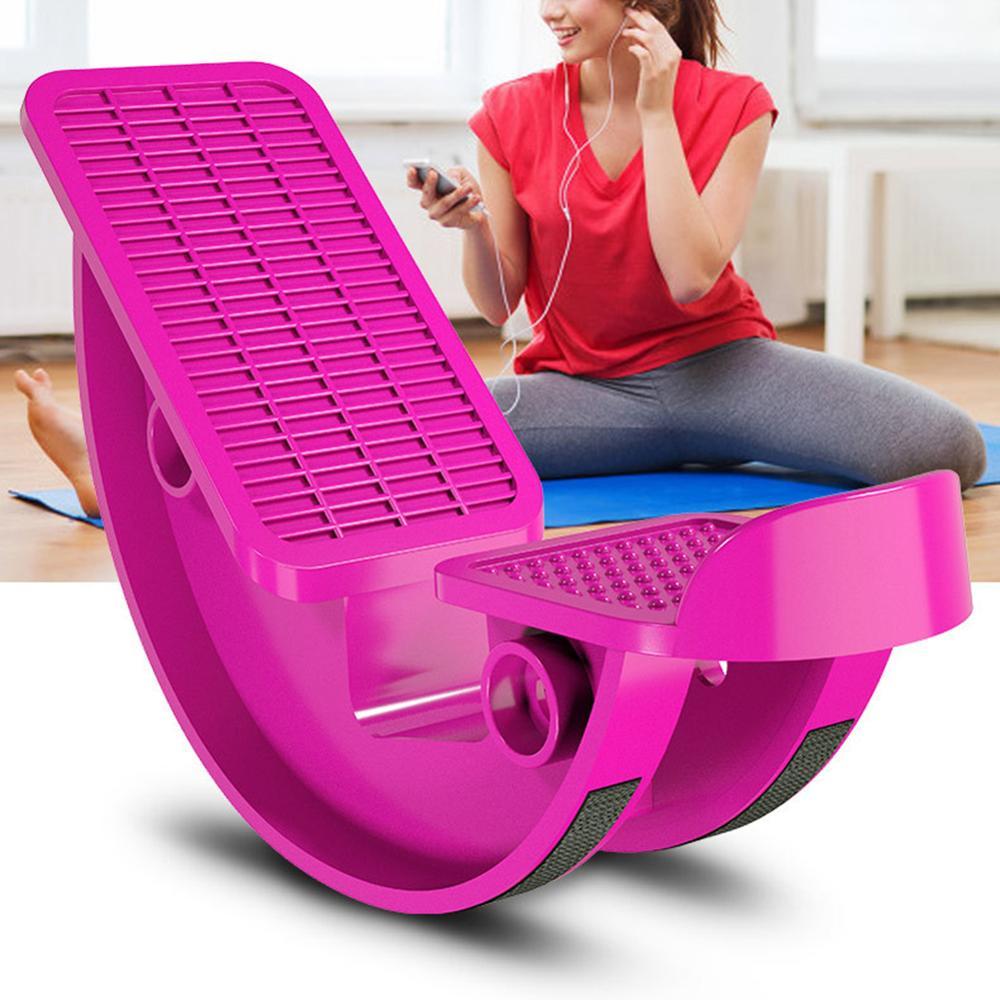 MotionHaus foot stretcher rocker for calf and ankle stretching, designed to improve Achilles tendon flexibility and muscle relaxation.