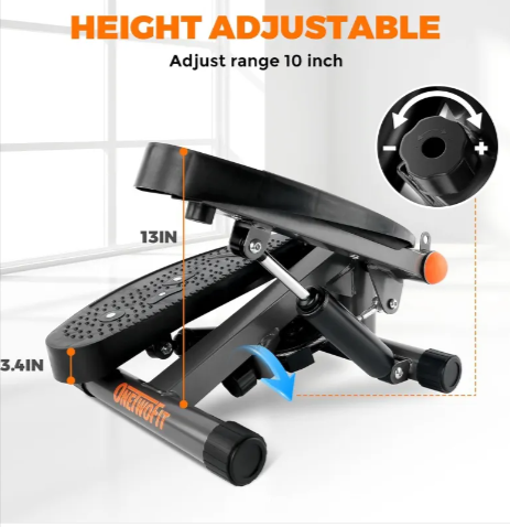 Compact Hydraulic Treadmill – Foldable Home Walking Machine (120 kg Capacity)