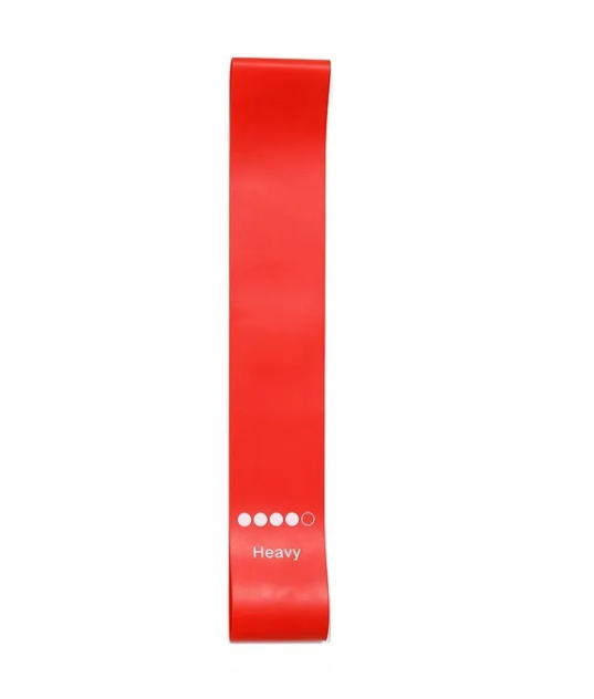 MotionHaus FlexiFit Yoga Resistance Bands laid out on a white background for strength and flexibility workouts.