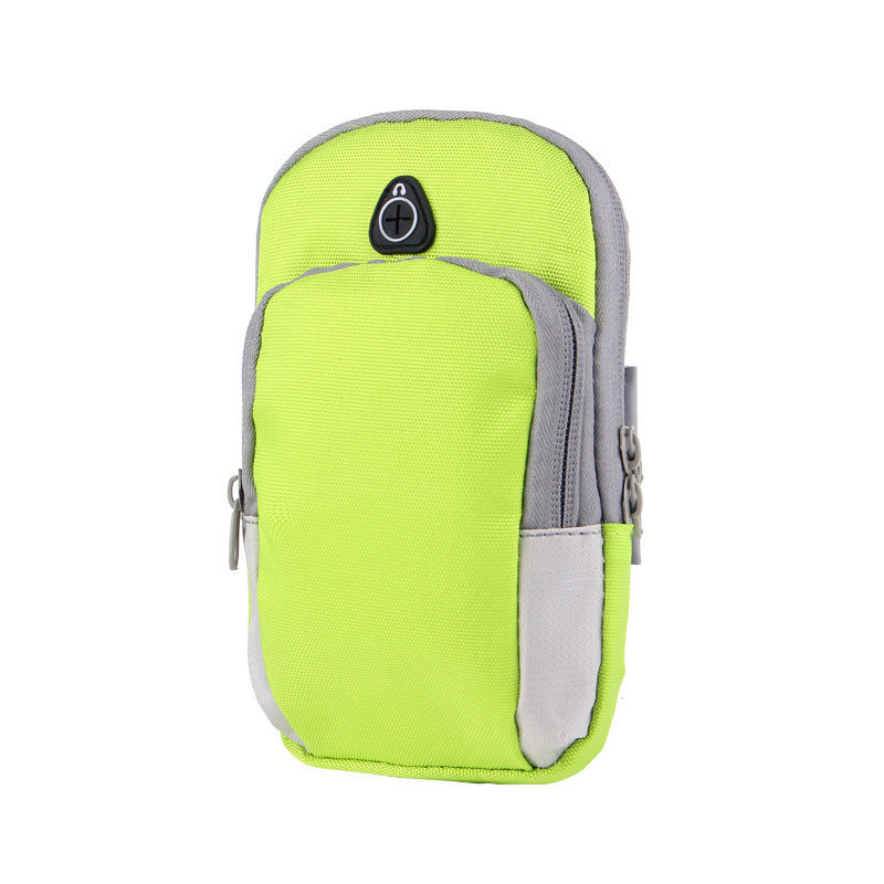 MotionHaus outdoor multifunctional arm bag with adjustable straps, water-resistant material, and multiple compartments for outdoor activities.