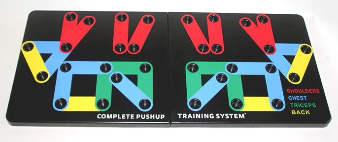Push-Up Board System for Full Upper Body Training