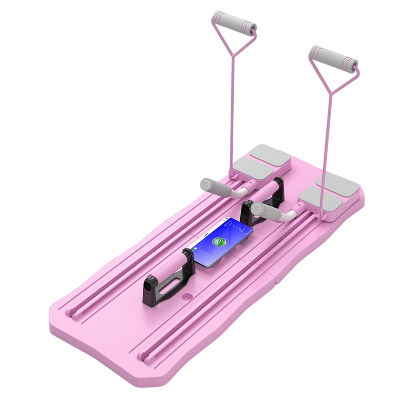 Alpha Fitness Group multifunctional fitness board with adjustable resistance bands and non-slip surface for versatile workouts.