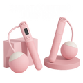 Digital weighed jump rope with calorie and rep counter from My Store, showing the rope and digital display in use.