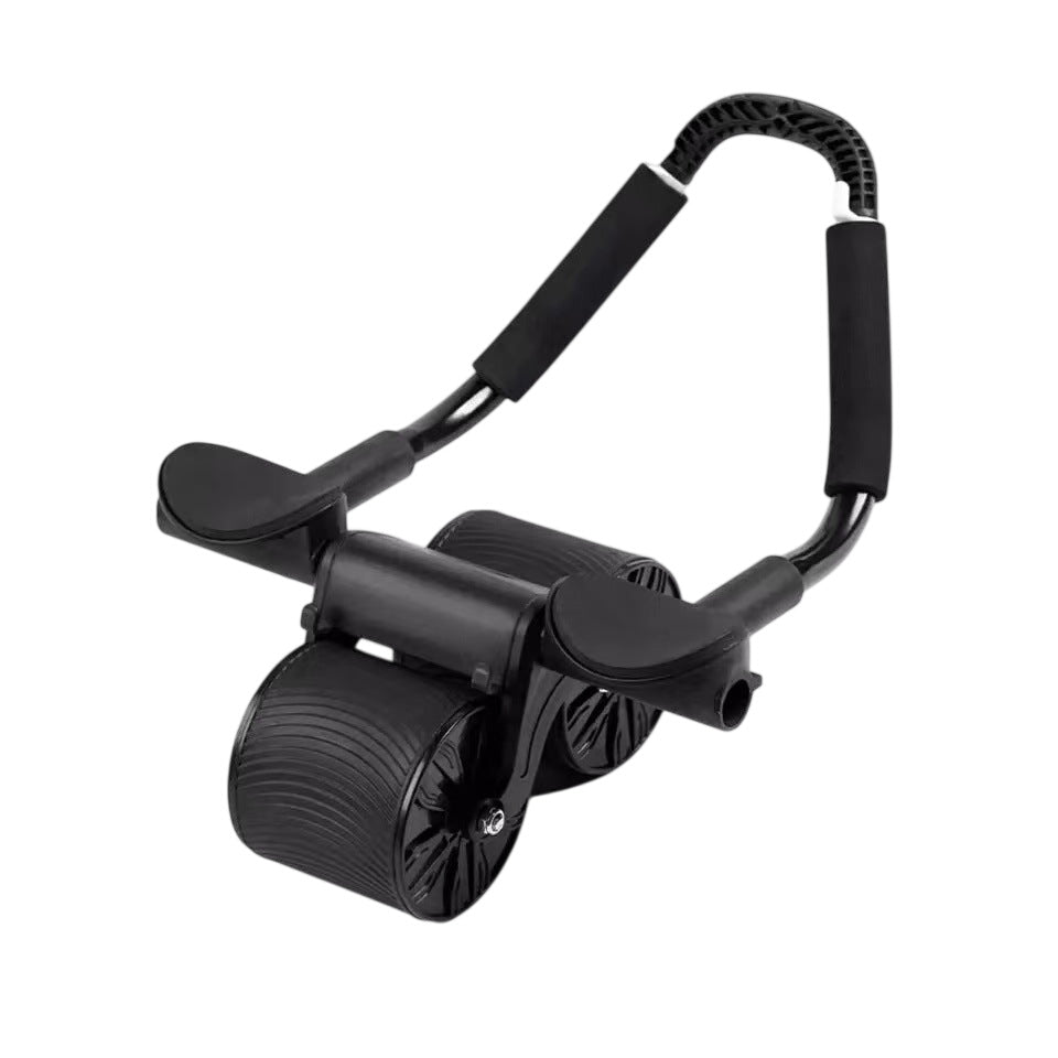 MotionHaus automatic rebound abdominal wheel with ergonomic handles and sturdy frame for core workouts and abdominal exercises.