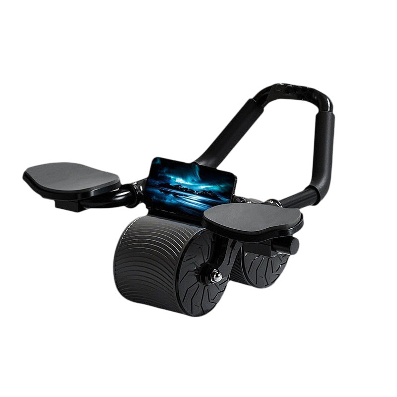MotionHaus Automatic Rebound Abdominal Wheel with ergonomic handles and sturdy frame for core strengthening and abdominal workouts.