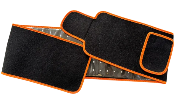 MotionHaus LED Infrared Belt Therapy Device showing a flexible belt with infrared light panels for pain relief and muscle therapy.