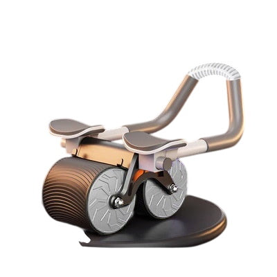 MotionHaus Automatic Rebound Abdominal Wheel with ergonomic handles and durable wheel for core workouts and abdominal training.