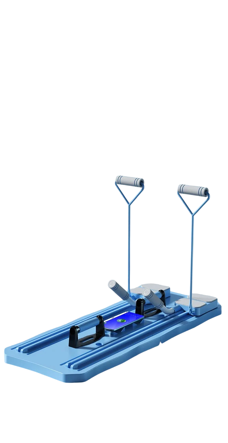 Alpha Fitness Group multifunctional fitness board with adjustable handles and textured surface for versatile workout exercises.