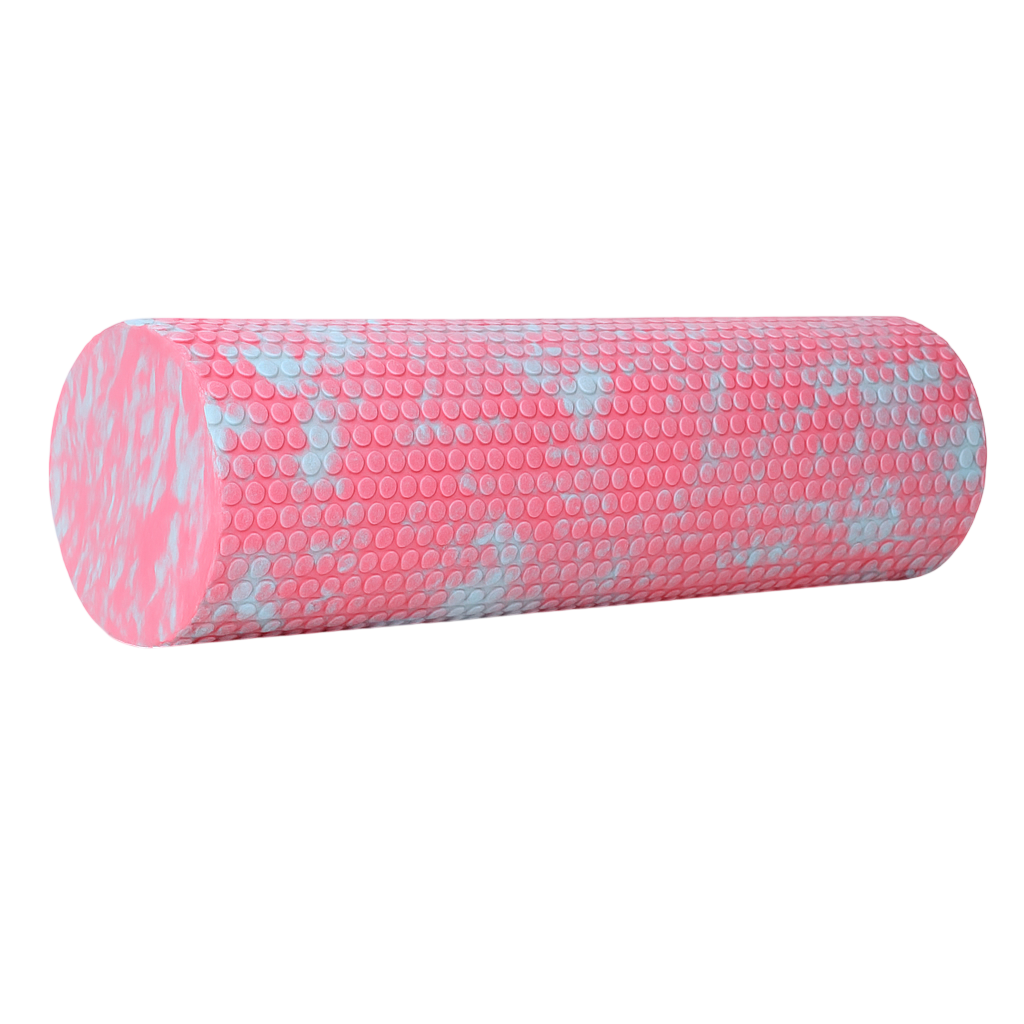 My Store deep tissue foam roller for muscle recovery and pain relief, shown in black with textured surface for myofascial release.