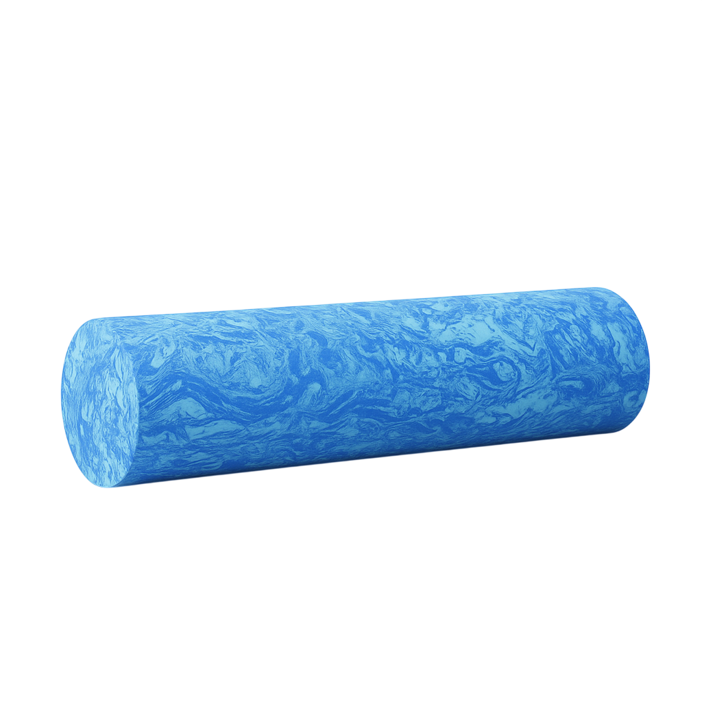 Deep tissue foam roller from My Store for muscle recovery and pain relief, shown in a close-up image highlighting its textured surface.