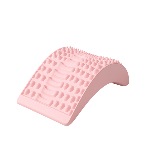 Back stretching mat by My Store designed for lower back pain relief, featuring cushioned surface for comfortable stretching exercises.